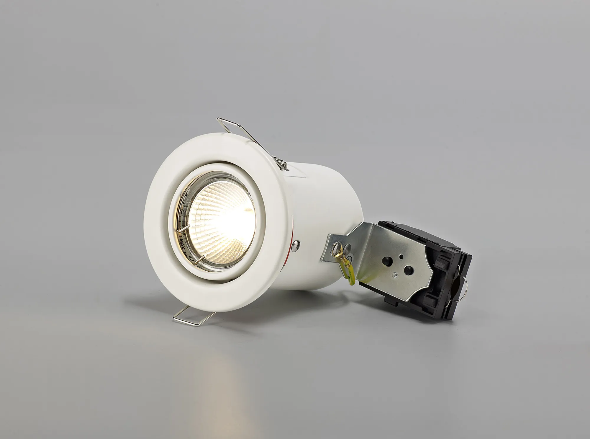 Agni Adjustable Fire Rated Downlight White D0440  Deco Agni